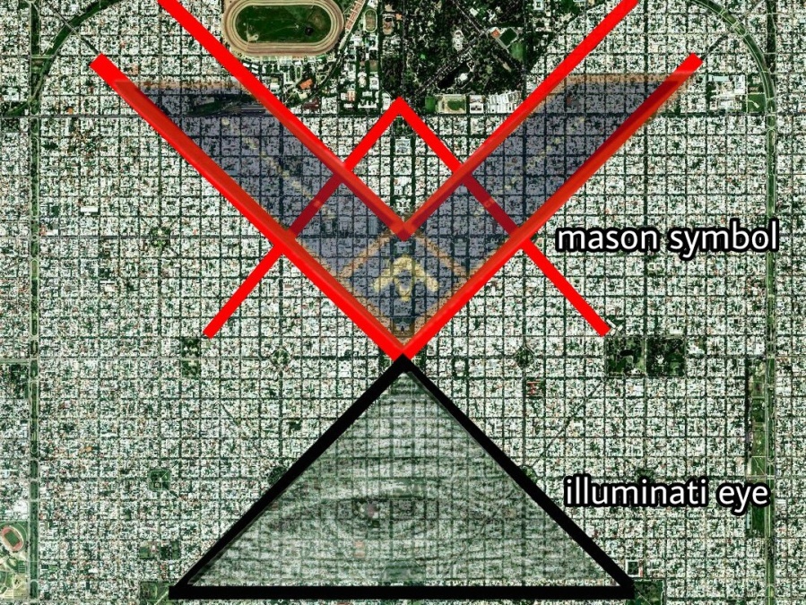 Plano iluminati de La Plata